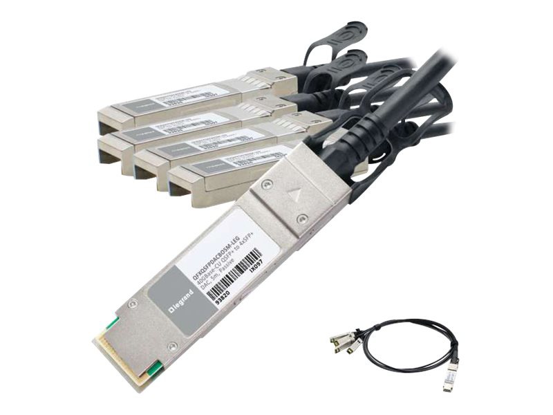 C2G Juniper QFX-QSFP-DACBO-5M 40GBase-CU 5m QSFP+ to 4xSFP+ DAC TAA - direc