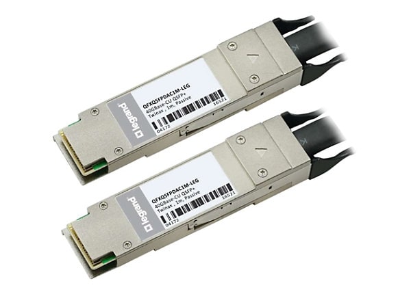 Legrand Juniper Networks QFX-QSFP-DAC-1M 40GBase-CU 1m QSFP+ DAC Cable TAA - direct attach cable - 3.3 ft - TAA