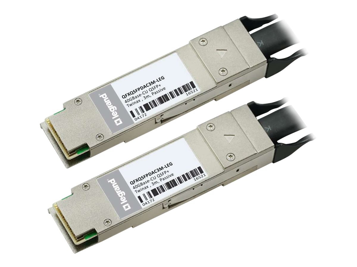 C2G Juniper Networks QFX-QSFP-DAC-3M 40GBase-CU 3m QSFP+ DAC Cable TAA - 40GBase-CU direct attach cable - 10 ft - TAA
