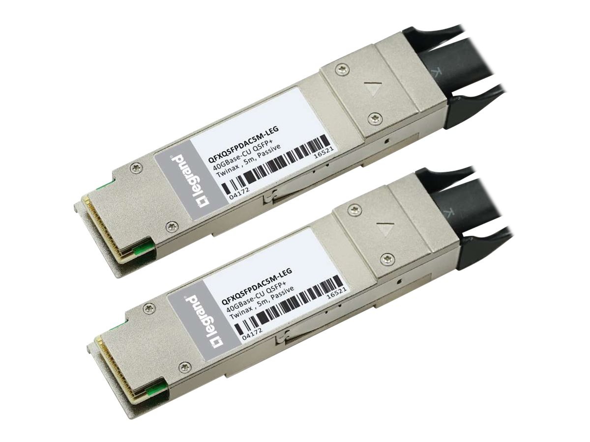 C2G Juniper Networks QFX-QSFP-DAC-5M 40GBase-CU 5m QSFP+ DAC Cable TAA - 40