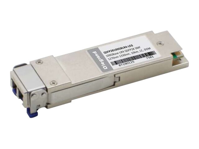 C2G MSA and 100GBase-LR4 QSFP28 Transceiver TAA - QSFP28 transceiver module - 100 Gigabit Ethernet - TAA Compliant