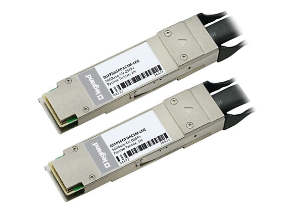 C2G MSA and 56GBase-CU 1m QSFP+ to QSFP+ DAC Cable Passive Twinax TAA - direct attach cable - 3.3 ft - TAA Compliant