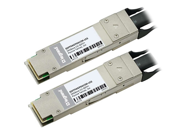 C2G MSA and 56GBase-CU 2m QSFP+ to QSFP+ DAC Cable Passive Twinax TAA - direct attach cable - 6.6 ft - TAA Compliant