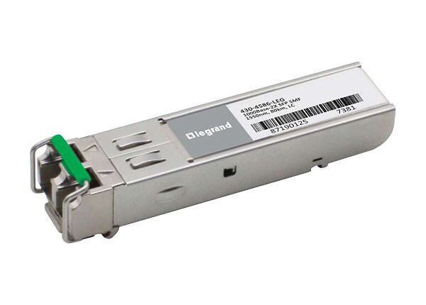 C2G Dell 430-4586 1000Base-ZX SFP Transceiver TAA - SFP (mini-GBIC) transceiver module - GigE - TAA Compliant