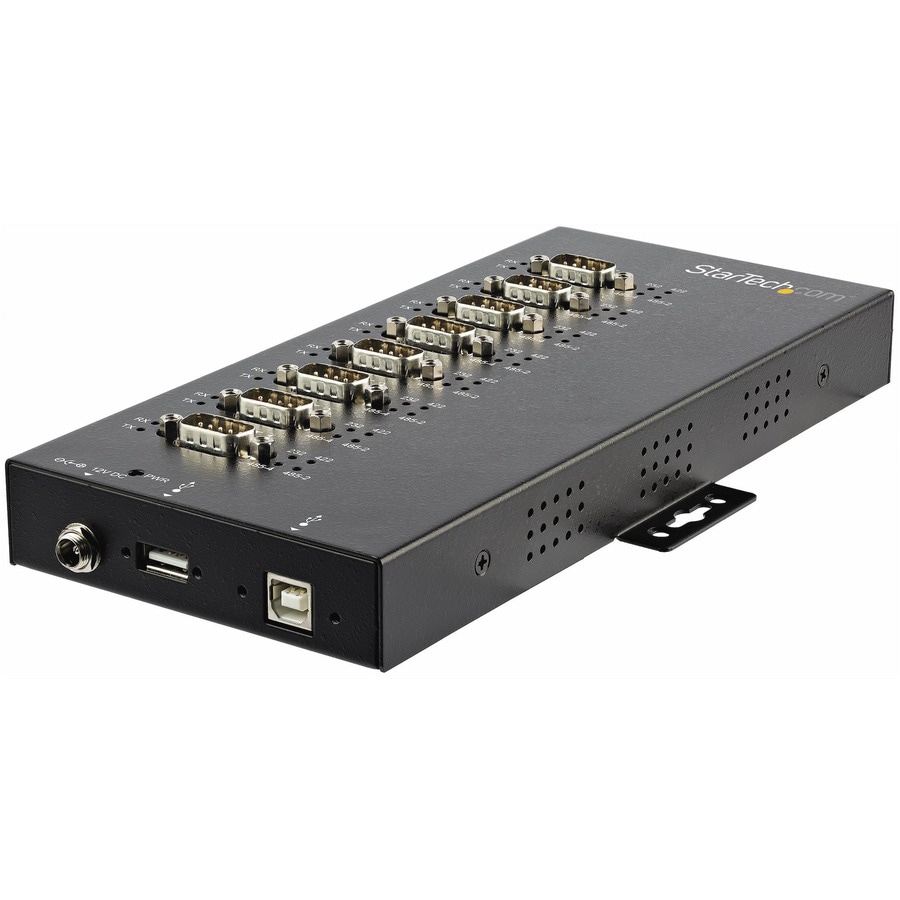 StarTech.com USB to RS232/RS485/RS422 8 Port Serial Hub Adapter, Industrial