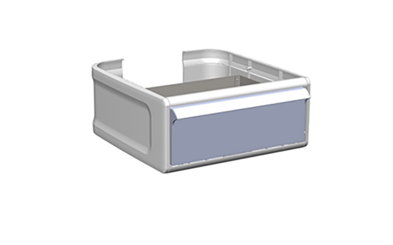 Enovate Medical 2-Tier Locking Drawer