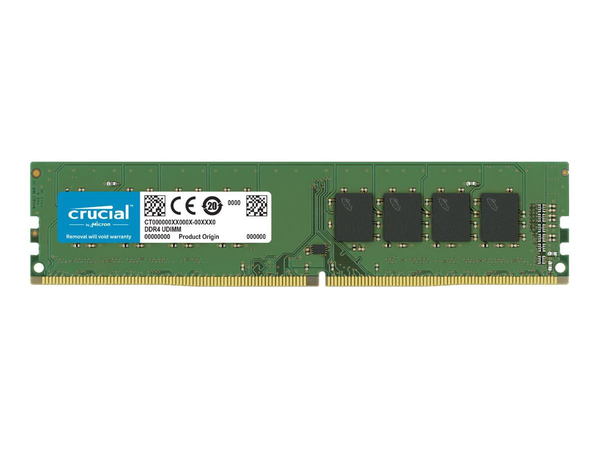 Crucial - DDR4 - module - 4 GB - DIMM 288-pin - 2666 MHz / PC4-21300 - unbuffered