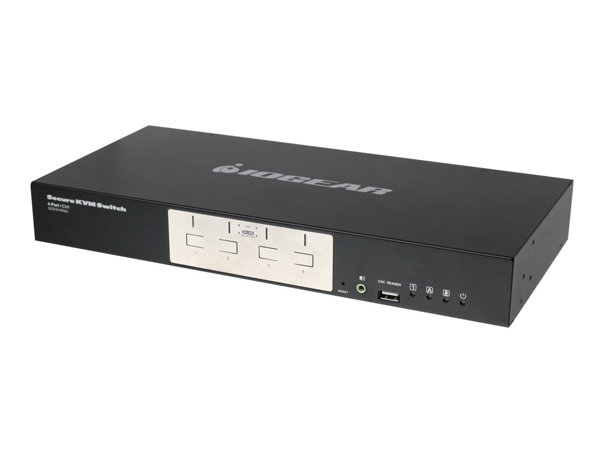IOGEAR GCS1314TAA3 - KVM / audio switch - 4 ports - TAA Compliant