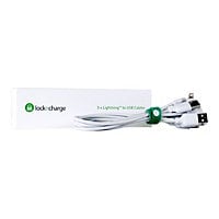 LocknCharge Lightning cable - Lightning / USB - 1 ft