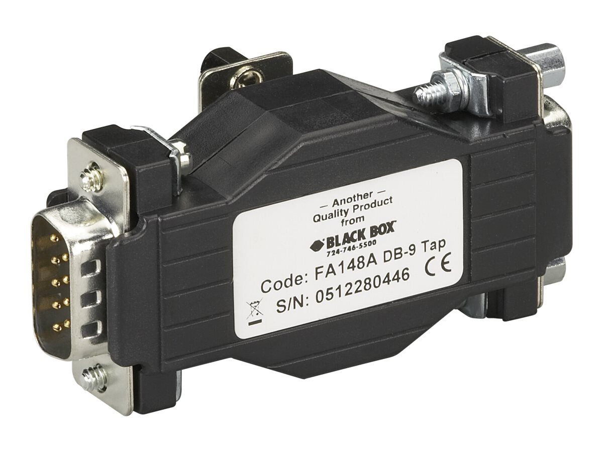 Black Box Data Tap (3) DB9 Male/Female/Female - serial adapter