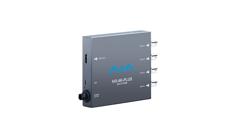 AJA Hi5-4K-Plus 3G-SDI to HDMI video and audio converter