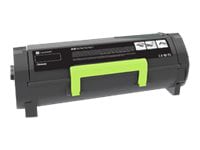 Lexmark - black - original - toner cartridge - LCCP, LRP