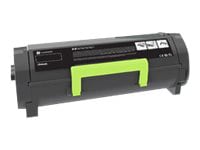 Lexmark - High Yield - black - original - toner cartridge - LCCP, LRP