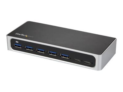 StarTech.com 7 Port USB C Hub 5Gbps 5 USB-A/2 USB-C - BC 1,2 - Self Powered