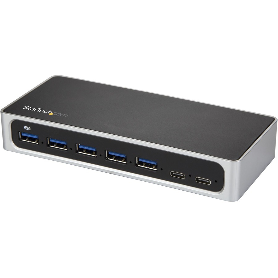 StarTech.com 7 Port USB C Hub with Fast Charge - 5x USB-A & 2x USB-C (USB 3.0 SuperSpeed 5Gbps) - USB 3.2 Gen 1 Adapter