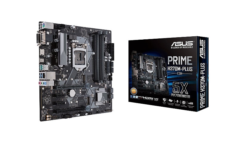 ASUS Prime H370M-Plus/CSM LGA1151 Motherboard