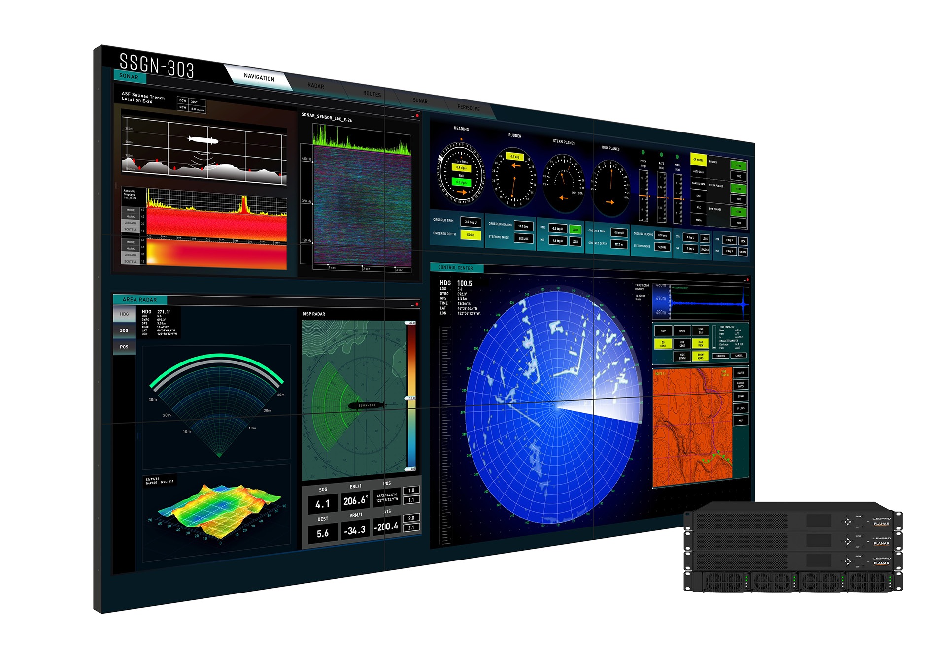 Planar Clarity Matrix G3 LX55U 55" LCD Video Wall System