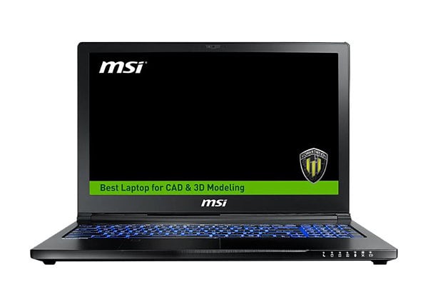 MSI WS63 8SJ 018 - 15.6" - Core i7 8750H - 32 GB RAM - 512 GB SSD