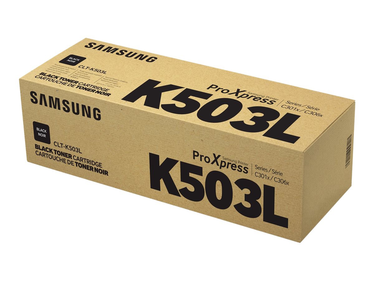 Samsung CLT-K503L High Yield Laser Toner Cartridge - Black - 1 Pack