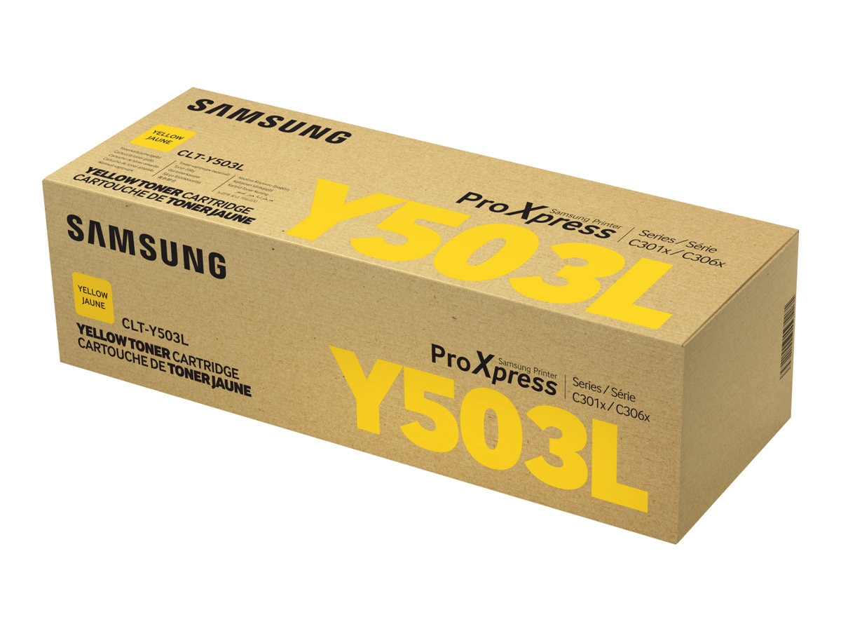 HP CLT-Y503L High Yield Laser Toner Cartridge - Yellow - 1 Pack