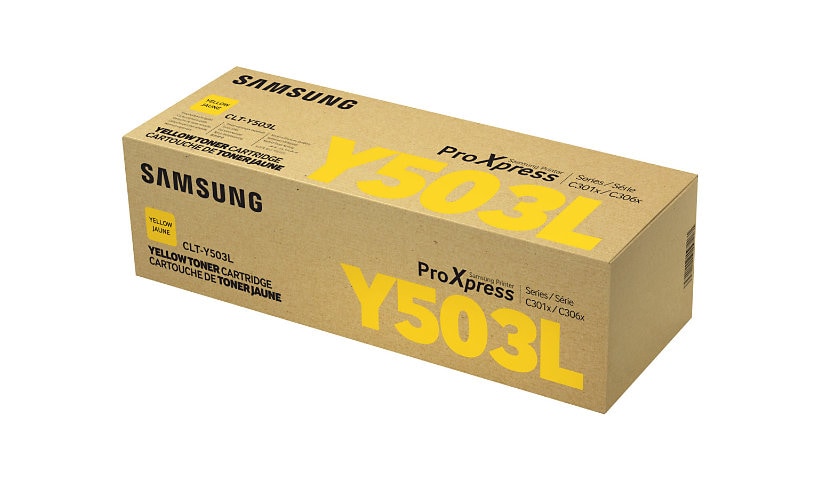 HP CLT-Y503L High Yield Laser Toner Cartridge - Yellow - 1 Pack