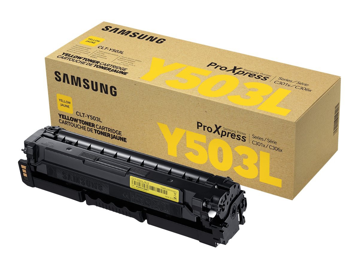Thumbnail 3 of 6 for HP CLT-Y503L High Yield Laser Toner Cartridge - Yellow - 1 Pack