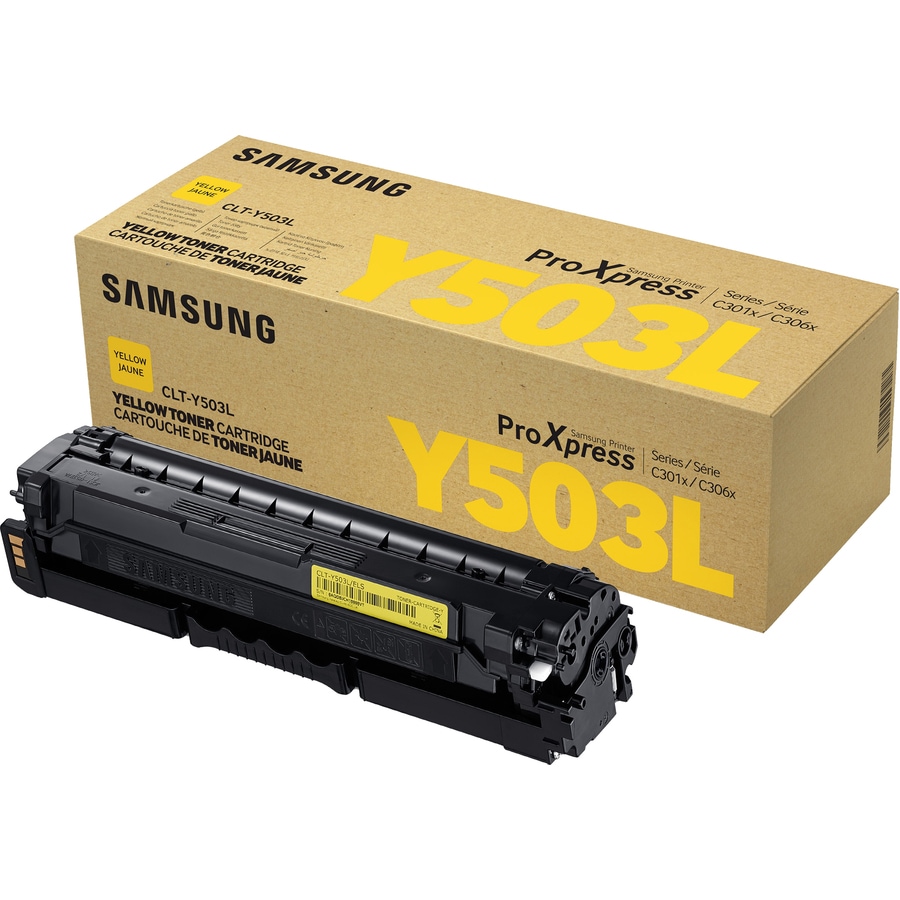 Thumbnail 4 of 6 for HP CLT-Y503L High Yield Laser Toner Cartridge - Yellow - 1 Pack