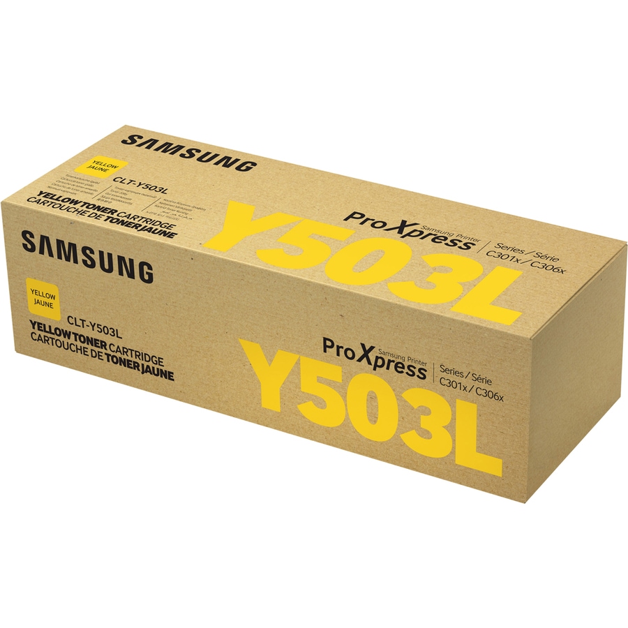 Thumbnail 5 of 6 for HP CLT-Y503L High Yield Laser Toner Cartridge - Yellow - 1 Pack