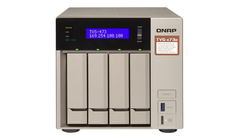 QNAP TVS-473e - NAS server