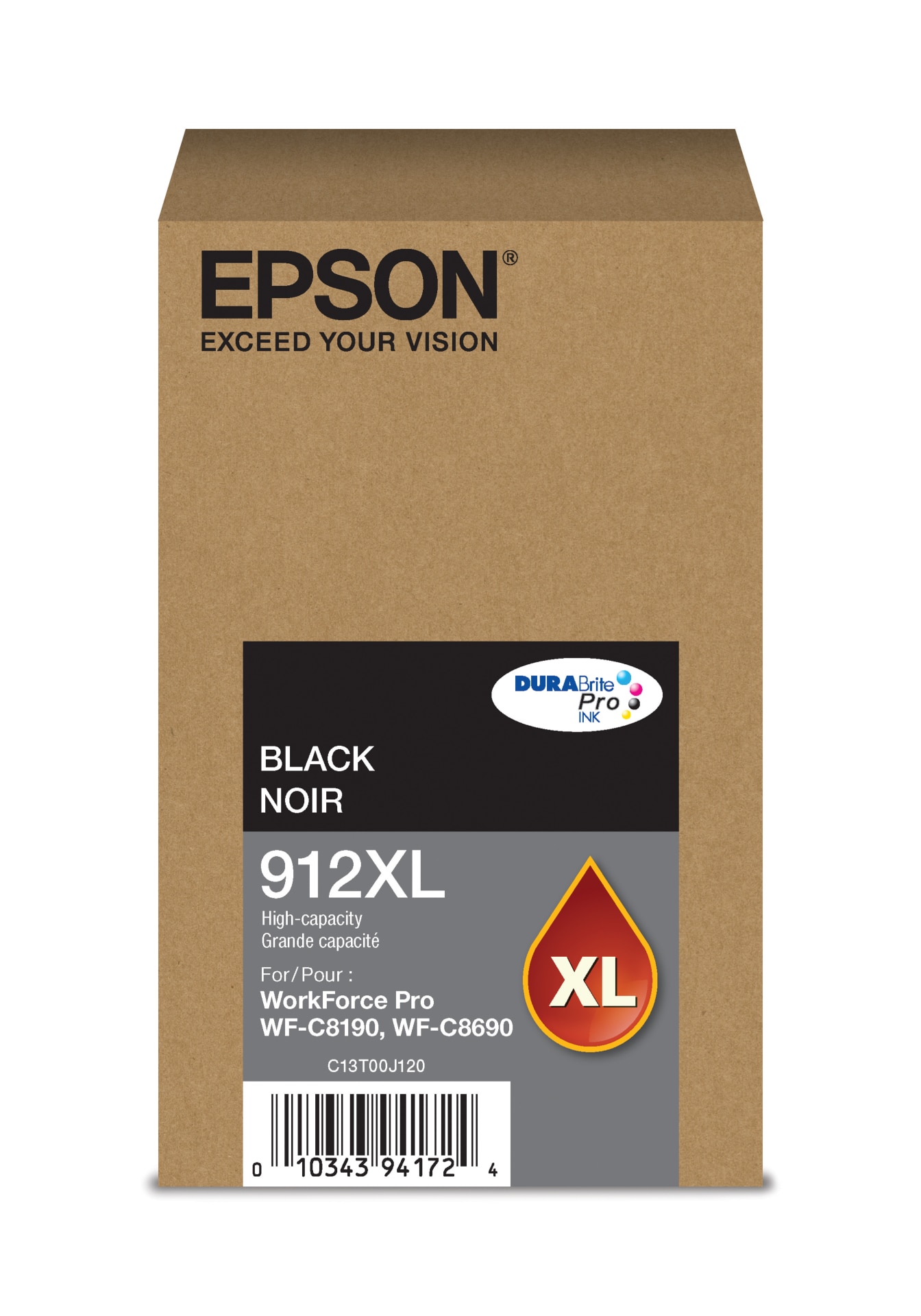 Epson T912XL - High Capacity - black - original - ink cartridge