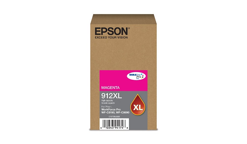 Epson T912XL - High Capacity - magenta - original - ink cartridge