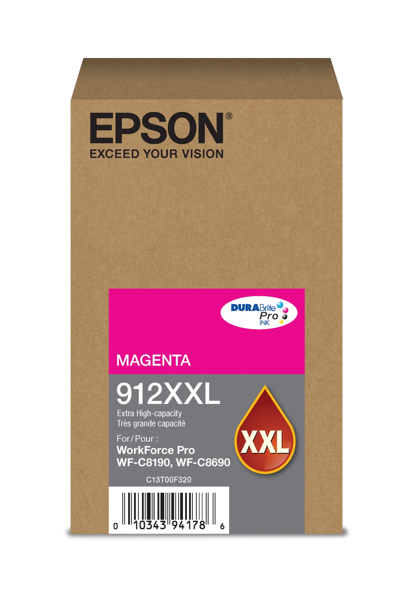 Epson T912XXL - Extra High Capacity - magenta - original - ink cartridge