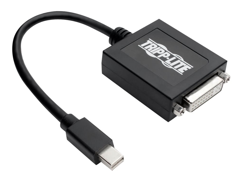 Tripp Lite Mini DisplayPort to DVI Adapter Converter Thunderbolt 1 & 2 mDP to DVI M/F 6in 6" - video adapter - Mini