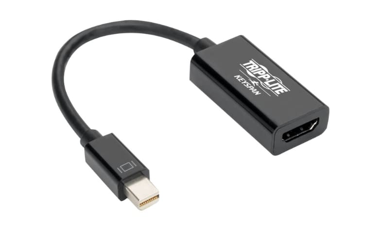 Tripp Lite Keyspan Mini DisplayPort 1.2 to HDMI Adapter - M/F, 4K x 2K @ 60 Hz, Thunderbolt 1/2, Black to - P137-06N-HD4K6B - Audio & Video Cables - CDW.com