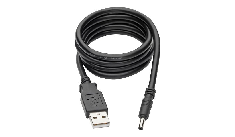 Tripp Lite  USB to DC Power Cable M/M USB-A to 3.5 x 1.35mm DC Barrel 3ft