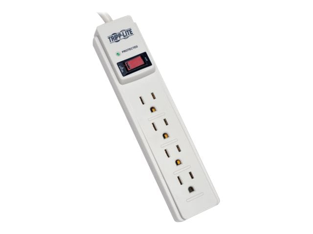 Tripp Lite Surge Protector 4 Outlet 4ft Cord 450 Joule Surge Suppressor