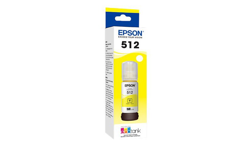 Epson 512 With Sensor - jaune - original - réservoir d'encre