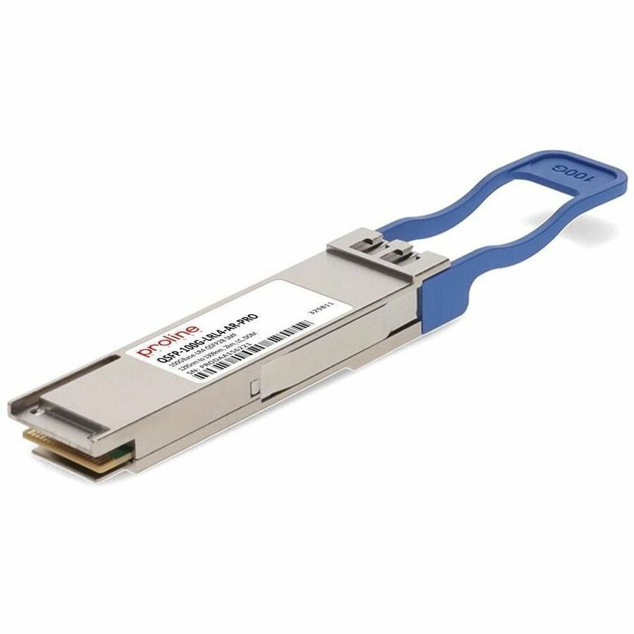 Proline Arista Networks QSFP-100G-LRL4 Compatible TAA 100GBase-LR4 QSFP28 Transceiver (SMF, 1295nm to 1309nm, 2km, LC,