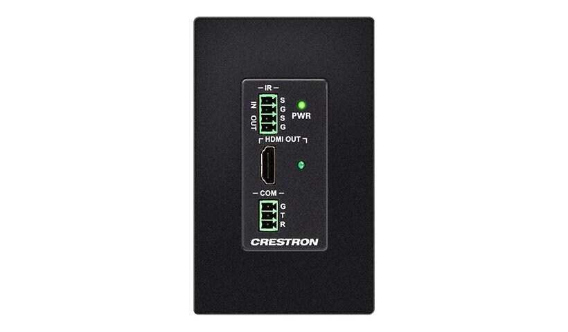 Crestron DM Lite HD-RXC-101-C-1G-E-B-T HDMI over CATx Receiver w/IR &amp; RS-232 - video/audio/infrared/serial extender