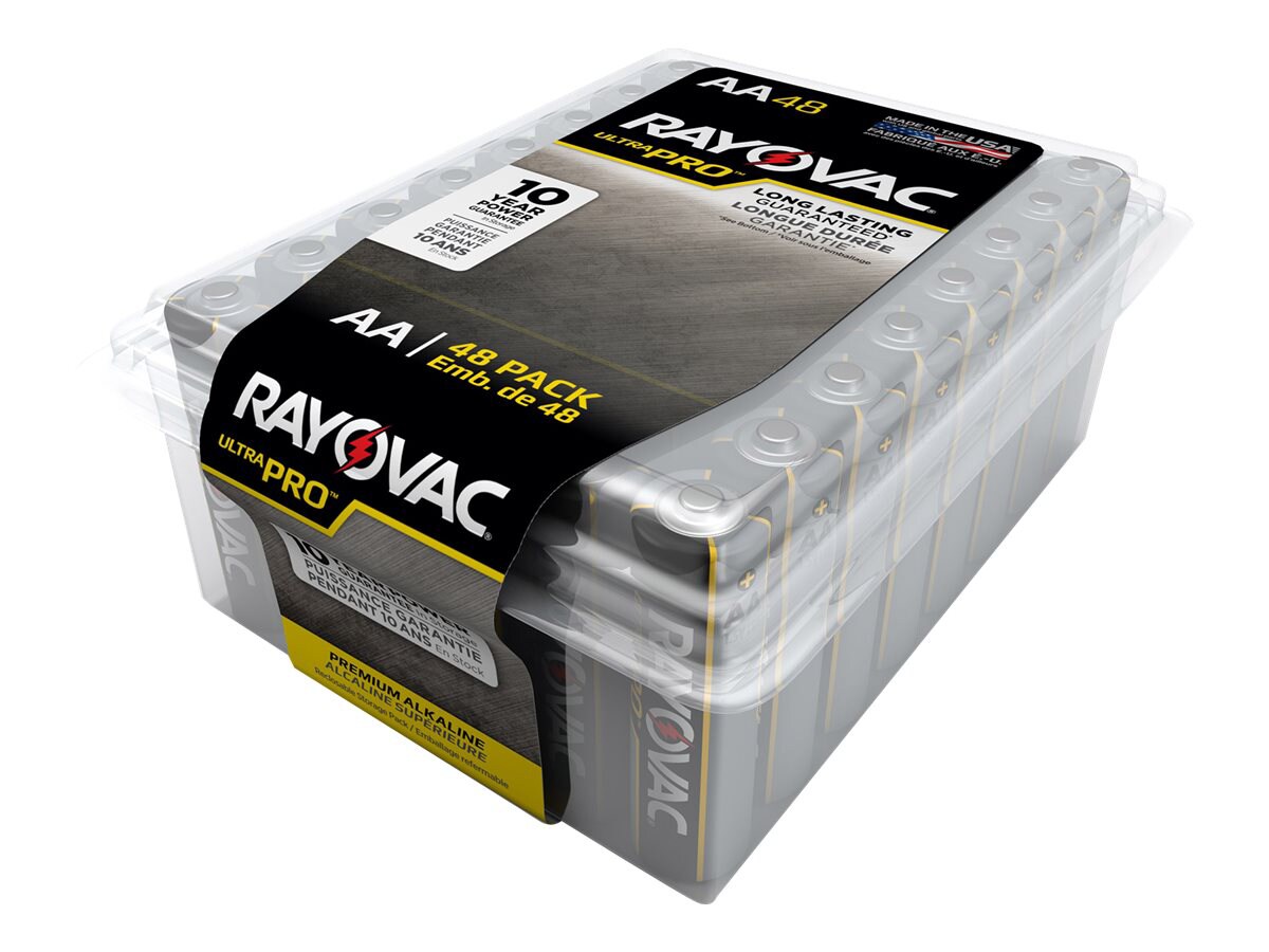 Rayovac Ultra PRO battery - 48 x AA type - alkaline