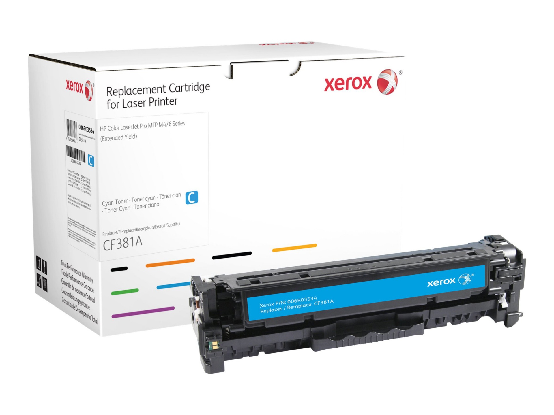 Xerox - Extended Yield - cyan - toner cartridge (alternative for: HP CF381A