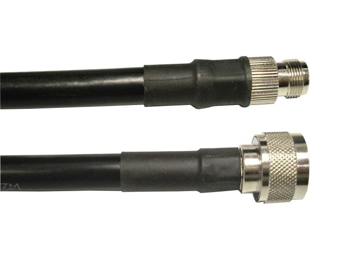 Ventev TerraWave TWS-400 8' RPTNC Jack to N-Style Plug Cable Assembly