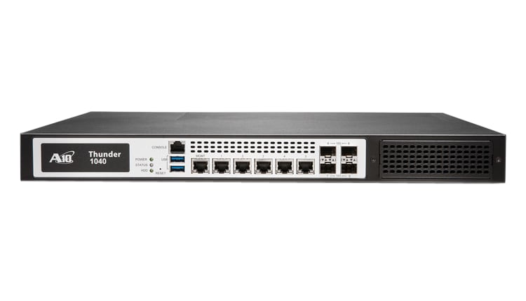 A10 Networks Thunder 1040S 1U 1xCPU 5xGOC Application Delivery Controller