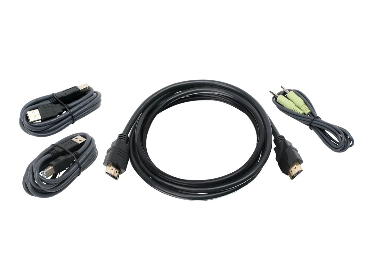 IOGEAR 6ft HDMI, USB KVM Cable Kit with Audio (TAA)