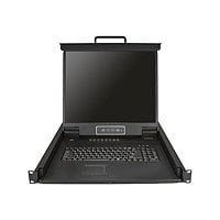 StarTech.com 16 Port Rackmount KVM Console w/Cables - 1U Integrated 19" LCD VGA KVM Switch Drawer