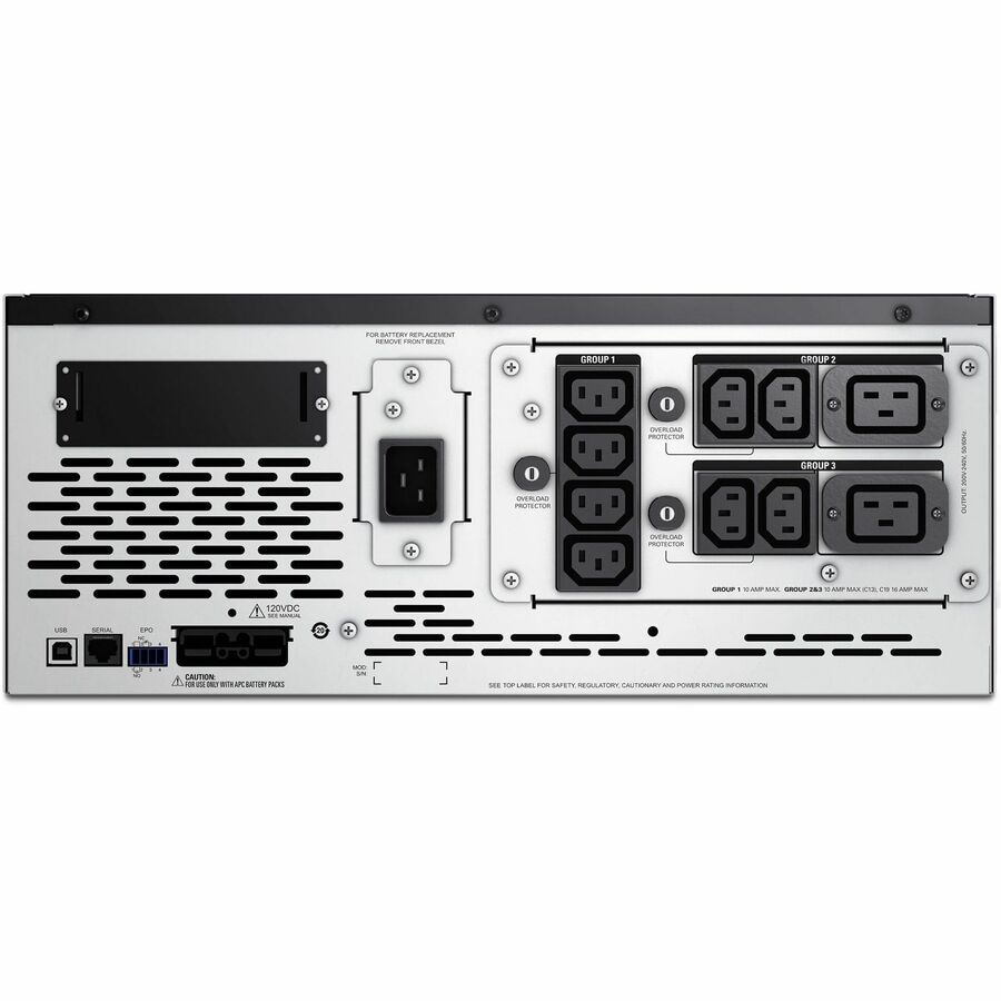 Thumbnail 5 of 9 for APC Smart-UPS X, Line Interactive, 2000VA, Rack/tower convertible 4U, 100V-127V, 6x 5-15R+3x 5-20R+1x L5-20R