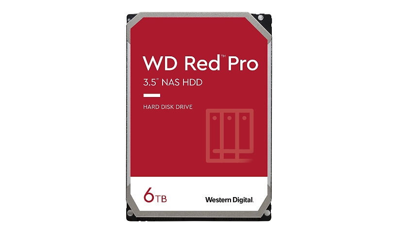 WD Red Pro NAS Hard Drive WD6003FFBX - hard drive - 6 TB - SATA 6Gb/s