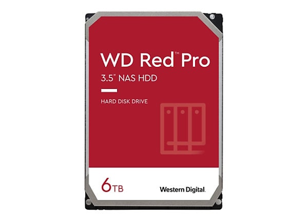 Forholdsvis Nikke Ved navn WD Red Pro WD6003FFBX - hard drive - 6 TB - SATA 6Gb/s - WD6003FFBX -  Internal Hard Drives - CDW.com