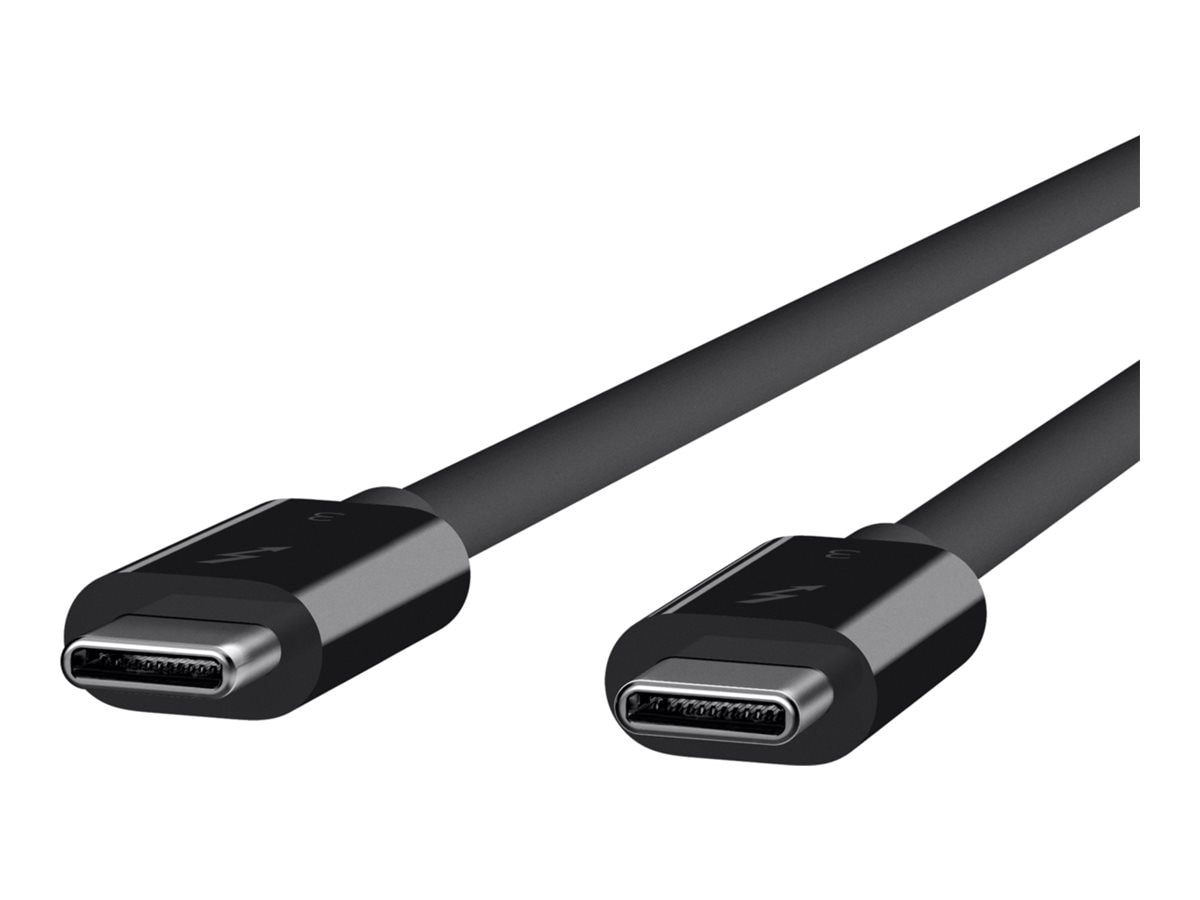 Belkin 1.6ft/0.5m Thunderbolt 3 Cable -(USB-C /USB-C) M/M, 100W, 40Gbps