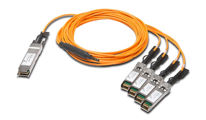 Juniper Networks 40-Gigabit Ethernet Active Optical Breakout Cable - networ